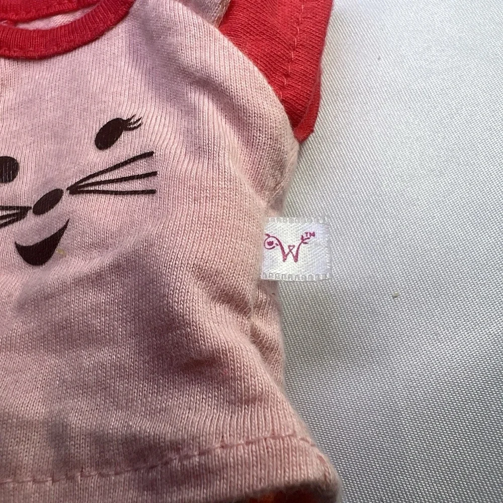 American Girl Doll Wellie Wishers Willa Doll Replacement Cat‎ Shirt
